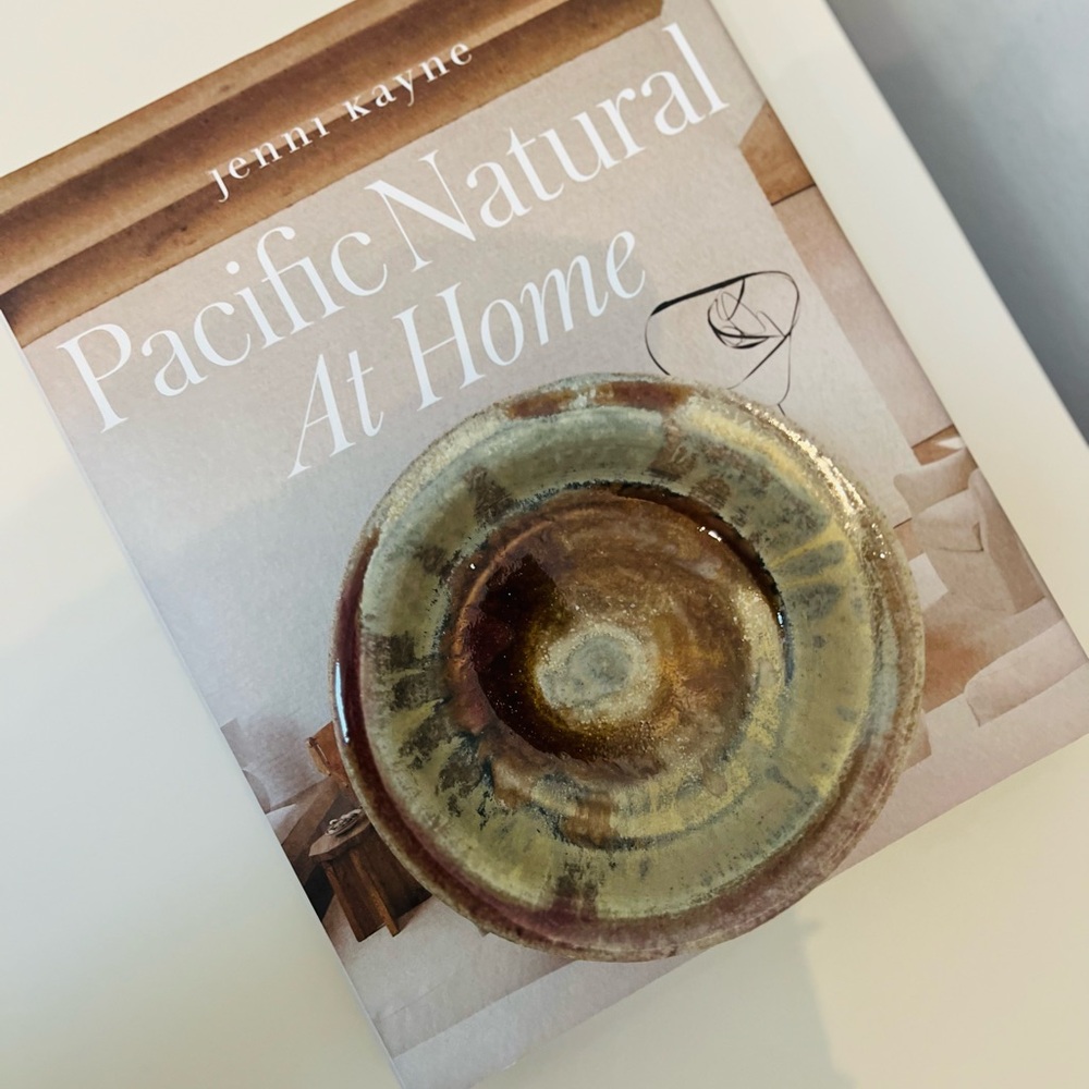 GORGEOUS HANDMADE STUDIO POTTERY BOWL NEUTRAL STUNNING COLORS MID-CENTURY STYLE - Picture 7 of 8